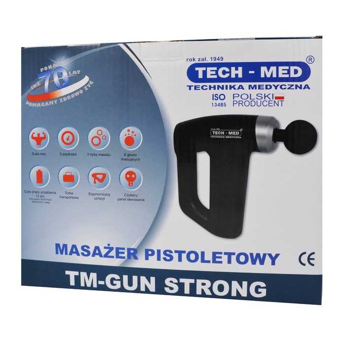 Перкусійний масажер TECH-MED TM-GUN STRONG