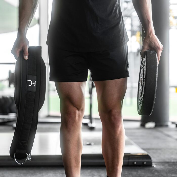 Гірчаний пояс з ланцюгом та карабіном | Важкий пояс для чоловіків та жінок | Пояс для додаткової ваги | Важкий пояс для присідань, підтягувань, бодібілдингу | Пояс для ваги