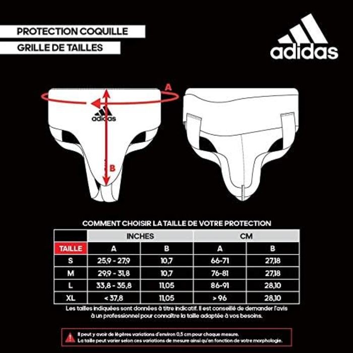 Чоловічий паховий протектор adidas для боксу та єдиноборств