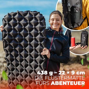 IsoMatte Dazedale для кемпінгу: ультралегка, тиха, компактна | Спальний килимок для туризму та відпочинку на природі