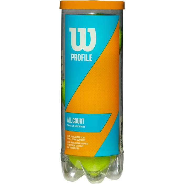 Тенісні м’ячі Wilson Prime All Court для всіх покриттів, жовті, 4 банки по 3 м’ячі (12 шт.)