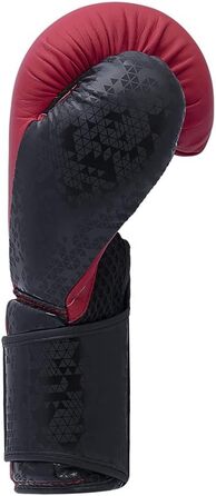 Боксерські рукавички adidas Combat 50, 12 унцій, червоно-чорні