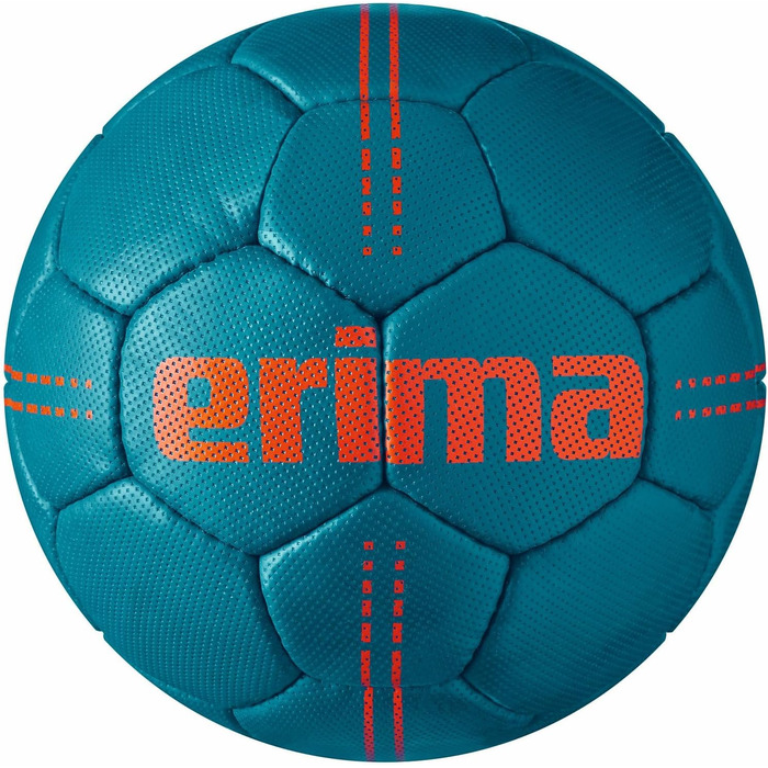 Гандбол Erima Pure Grip Heavy 2, петрол/вогняний корал, тренувальний м'яч