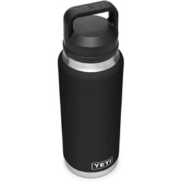 Термобутилка YETI Rambler з кришкою Chug, чорна, 1065 мл