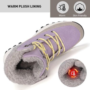 Чоботи зимові жіночі Mishansha, з підкладкою, неслизькі, розмір 36-42 (фіолетовий, 39 EU)