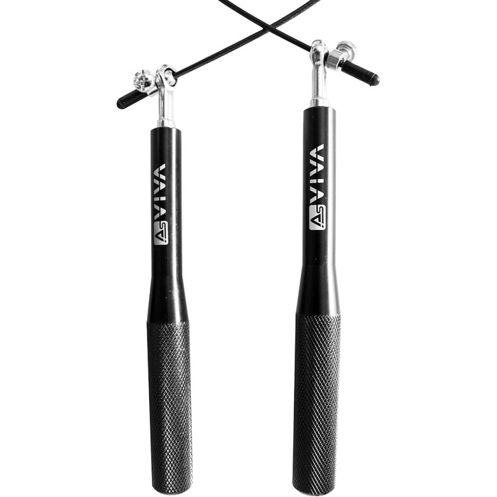 Скакалка Springseil AsVIVA JR2: німецька якість, регульована довжина, подвійні кулькові підшипники, для крос-тренінгу та силових тренувань