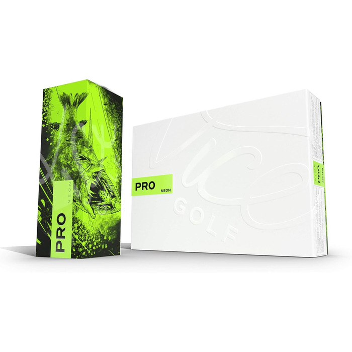 Гольф м'ячі VICE Pro Neon Lime 2020, 12 шт, 3-шарові, уретан, для досвідчених гравців, високий спін, максимальний контроль