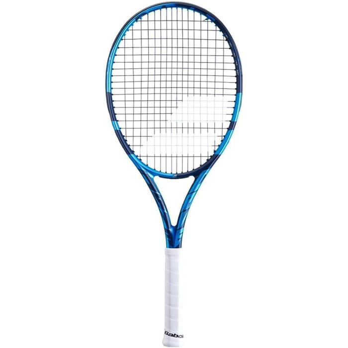 Тенісна ракетка Babolat Pure Drive Team 285 г, без струн, турнірна, синьо-біла