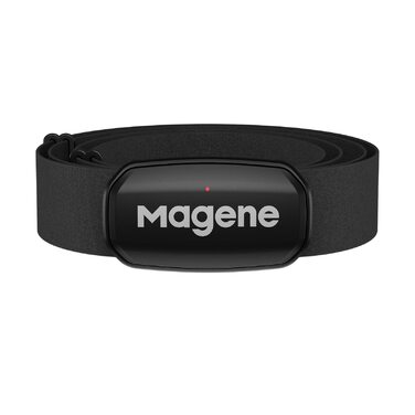 Пульсометр Magene H303 з нагрудним датчиком, ANT+/Bluetooth, сумісний з iOS/Android