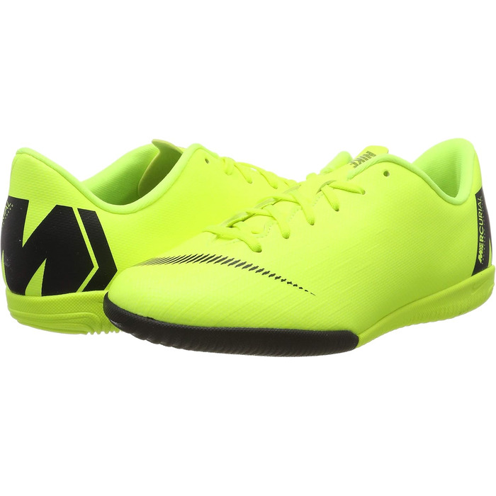 Дитячі футзальні кросівки Nike Vapor 12 Academy GS IC (34 EU, чорний/жовтий)