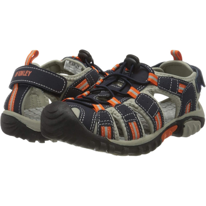 Дитячі трекінгові черевики McKinley Vapor II Jr. для туризму та прогулянок, 23 EU, блакитний, темно-синій, червоний