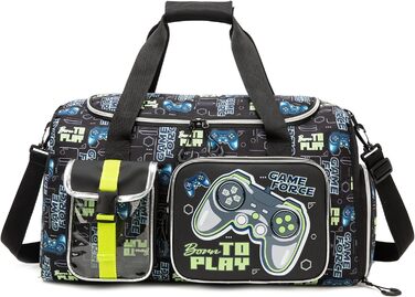 Дитяча спортивна сумка HTgroce з відділенням для взуття. Сумка для плавання, подорожей для дівчаток. Кольори: білий (сердечко), зелений (гра)