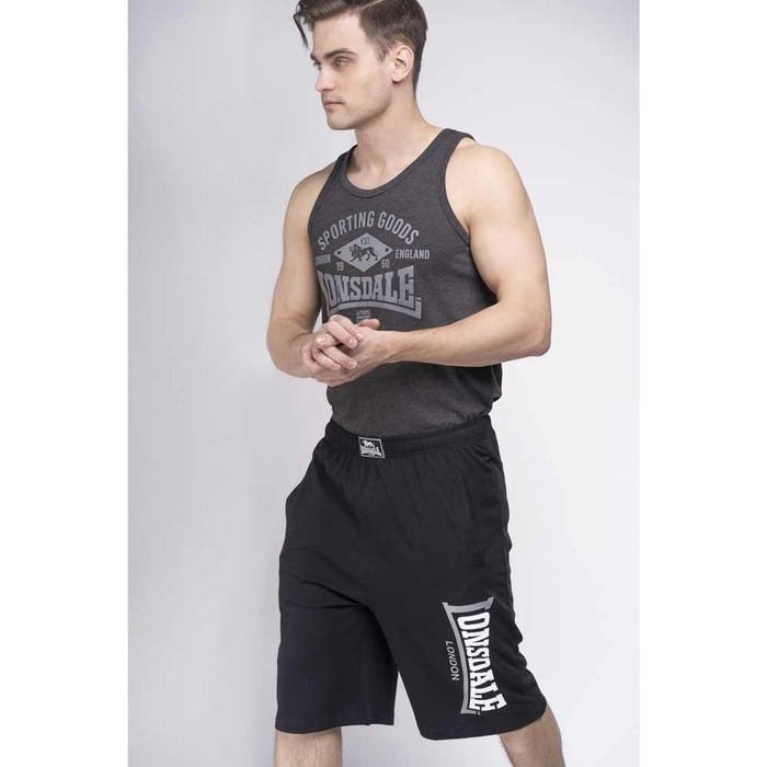 Чоловічі спортивні шорти Lonsdale Logo Jam, чорні
