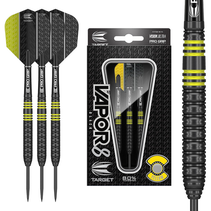 Дротики для дартсу Target Darts Vapor 8, сталевий наконечник