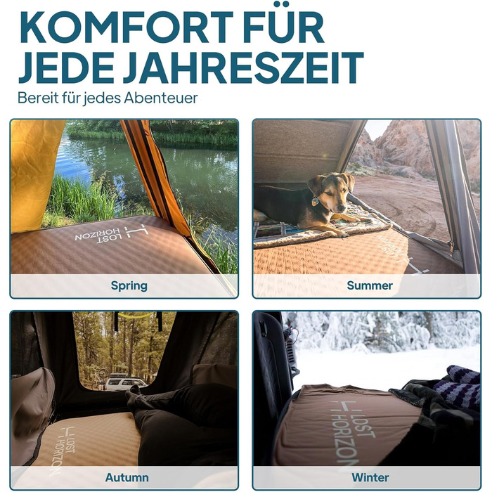 Каремат самонадувний Lost Horizon Air & Foam Twin 11 см з насосом-мішком для кемпінгу