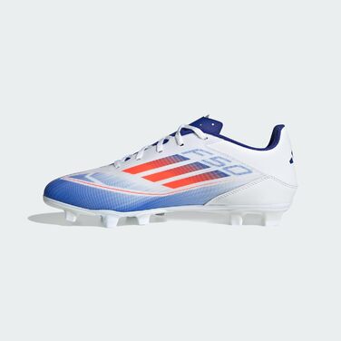 Бутси для футболу Adidas F50 Club Unisex, 44 2/3 EU, Cloud White/Solar Red/Lucid Blue