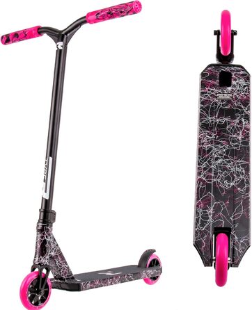 Трюковий самокат Root Industries Type R Pink Splatter, універсальний, для дорослих і підлітків