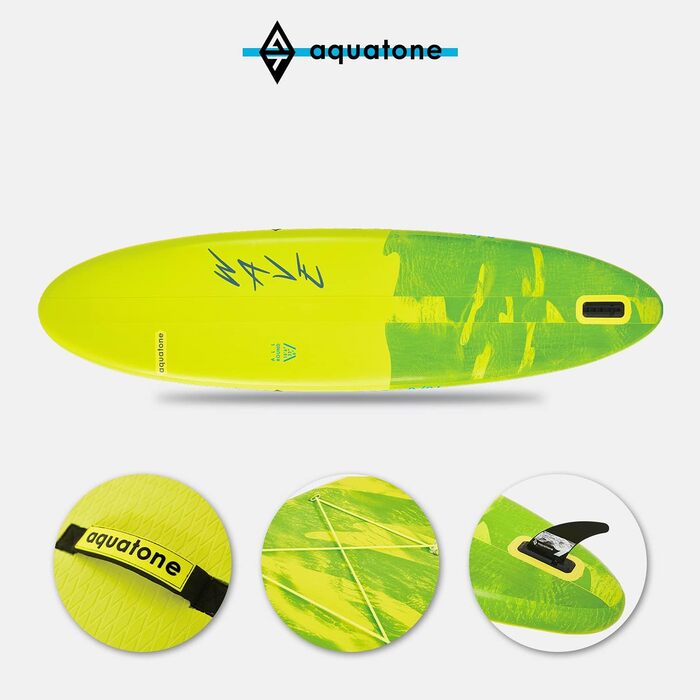 Надувна SUP-дошка AQUATONE Wave Allround 320x81x15 см, 300 л, універсальна, комплект для сапбордингу, для чоловіків і жінок