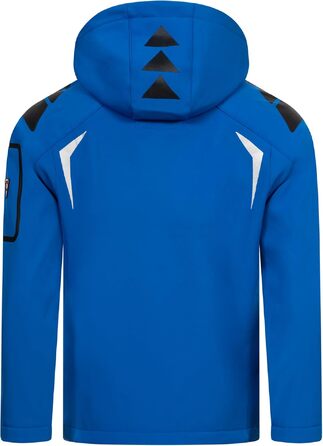 Чоловіча куртка Softshell Geographical Norway FVS — демісезонна outdoor куртка для походів та спорту, водонепроникна, синя, розмір L