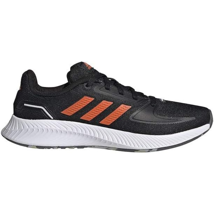 Кросівки дитячі adidas Runfalcon 2.0 чорно-помаранчеві, 28.5 EU
