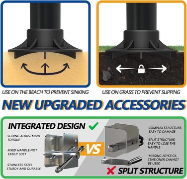 Волейбольна сітка для вулиці з регульованими штангами, червоно-синя, для саду, газону та пляжу