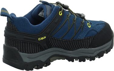 Дитячі трекінгові черевики CMP Rigel Low WP, унісекс, блакитно-жовті, 33 EU