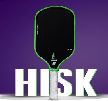 Паддл для піклболу RAV PRO Ultimate High End – преміум-якість, 16 мм, японський Toray T700, USAPA, зелений неслизький гріп