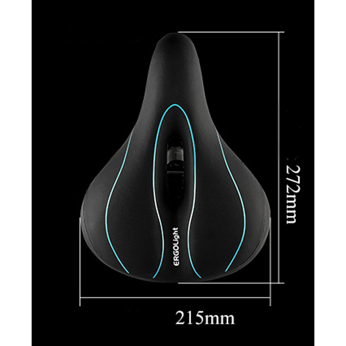 Велосипедне сідло Wheel-Up, широке, 16 мм