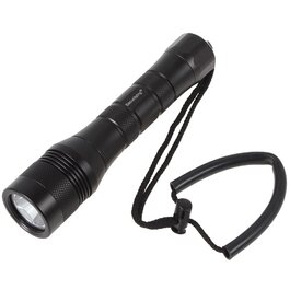 Ліхтарик підводний SecurityIng® для дайвінгу 1000Lm, 150м, LED, професійний, на батарейках LR14 (3x1.5V)