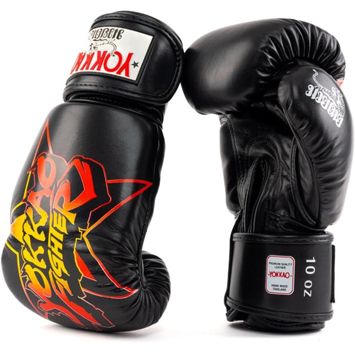 Боксерські рукавички YOKKAO Design з дихаючої преміальної шкіри для муай-тай, тренувань і спарингів для чоловіків і жінок