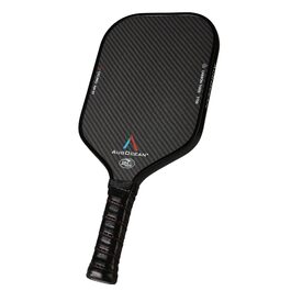 Плескальний ракетковий набір для піклболу, 2025, вуглецеве волокно, 3K, поверхня з високою зернистістю та обертанням, T700SC, схвалено USAPA (Чорний, 16 мм)