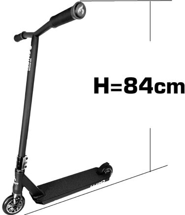 Скутер для трюків Chilli Pro Base/Rocky/Reaper: парк, вулиця, для початківців та професіоналів (Reaper, висота 84 см, блакитний)