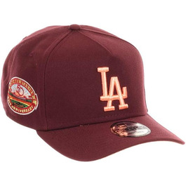 Кепка бейсболка New Era MLB Los Angeles Dodgers 9Forty A-Frame Snapback, червона