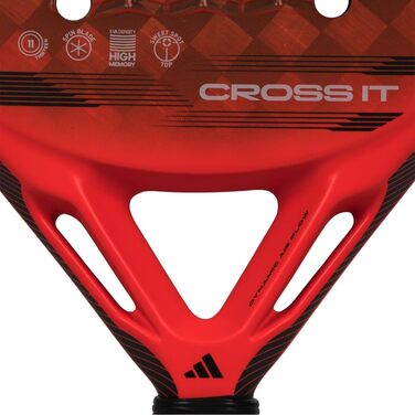 Ракетка для паделу adidas Cross It червона, без струн