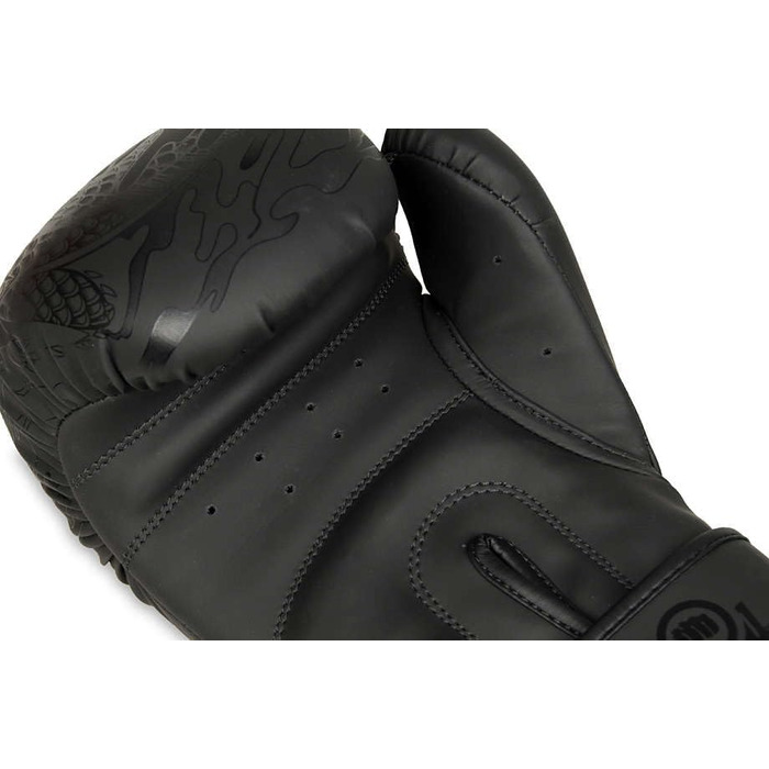 Боксерські рукавички DBX BUSHIDO Black Dragon 12oz для спарингів, кікбоксингу, бойових мистецтв, чорні