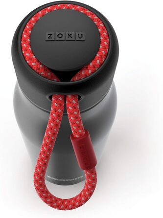 Термобутилка Zoku 350 мл з нержавіючої сталі, чорна