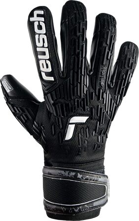 Воротарські рукавички Reusch Attrakt Freegel Infinity, унісекс, чорні, розмір 10.5, з дуже добрим зчепленням і внутрішнім швом