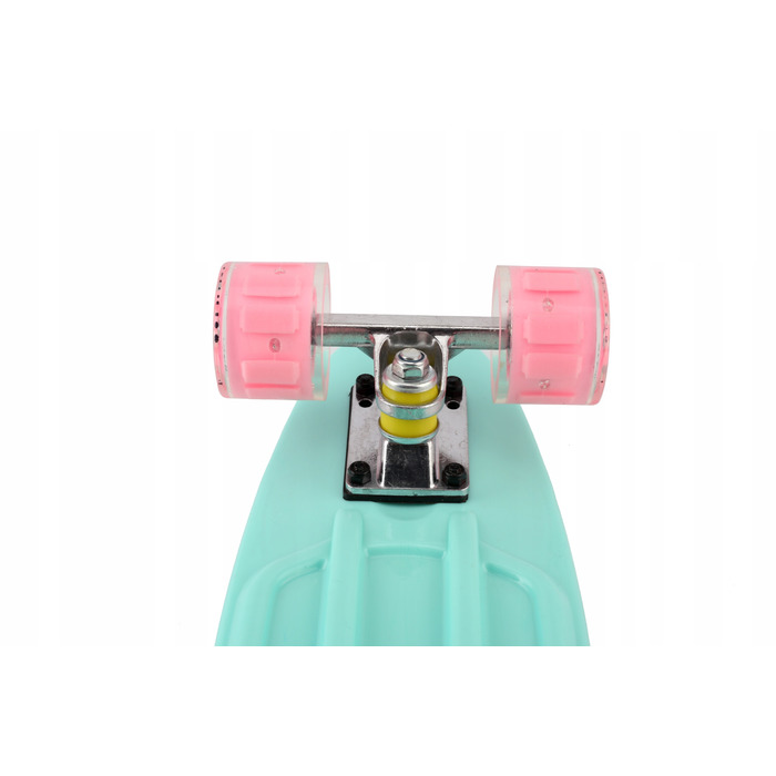 Скейтборд Aurora Classic (56 см x 14,5 см, 60 мм), багатоколірний, з LED-підсвіткою