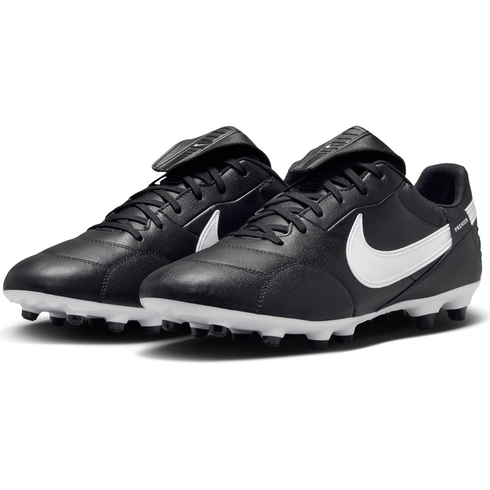 Кросівки футбольні Nike Premier 3 SG-Pro Anti-Clog Traction чорно-білі 42.5 EU