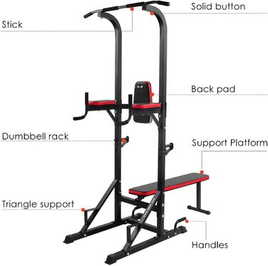 ISE Kraftturm Power Town - багатофункціональний турнік для дому SY-4006, до 120 кг