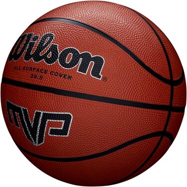Баскетбольний м'яч Wilson MVP №7 для вулиці, асфальту, грануляту, оранжевий