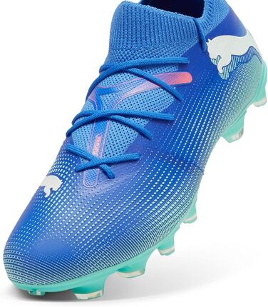 Кросівки футбольні PUMA Future 7 Match Fg/Ag, 42.5 EU, Bluemazing/Puma White/Electric Peppermint