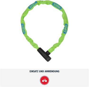 Замок для велосипеда ABUS Steel-O-Chain 5805K – сталевий ланцюговий замок, рівень безпеки 5