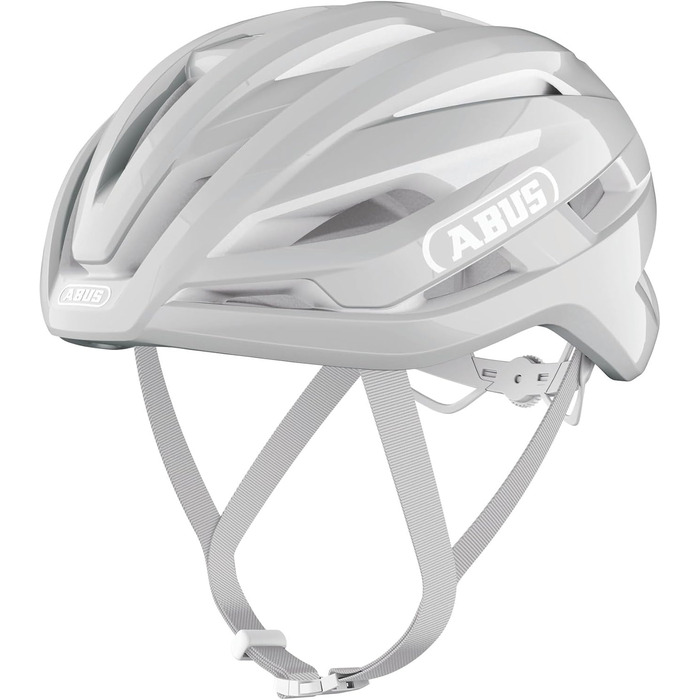 ABUS StormChaser ACE - Легкий шолом для шосе, гравійних велосипедів та циклокросу (Damen und Herren) - Сірий (Pure Grey) M (54-58 см)