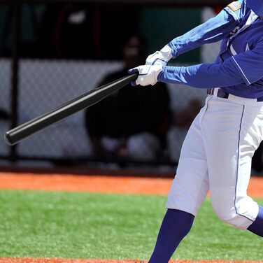 Бейсбольна бита 82 см, сталь, для бейсболу та софтболу, спортивне обладнання, чорна, алюміній