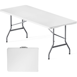 Складаний туристичний стіл Wiltec 122x60x75 см: для кемпінгу, відпочинку, вечірок, саду