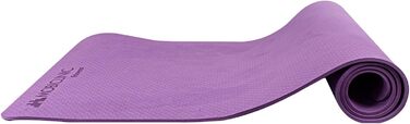 Йога мат Mobiclinic® 181x61 см, 6 мм, фіолетовий, з ремінцем, нековзний, миючий, водонепроникний