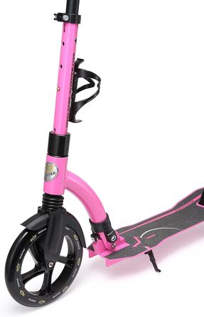 Самокат дитячий та дорослий STAR SCOOTER алюмінієвий, рожевий, колеса 230мм