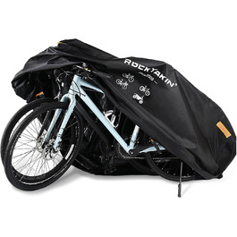 Водонепроникний чохол для велосипеда на 1 велосипед, 300D Oxford, захист від дощу, пилу, UV та вітру, з світловідбиваючими смугами, сумка для зберігання (M-2 або 3 велосипеда)