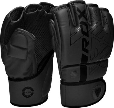 RDX Profi рукавички для MMA, тренувальні, шкіра Maya Hide, чорні, для спарингів, кікбоксингу, муай-тай, боксу, з посиленим захистом, чоловічі